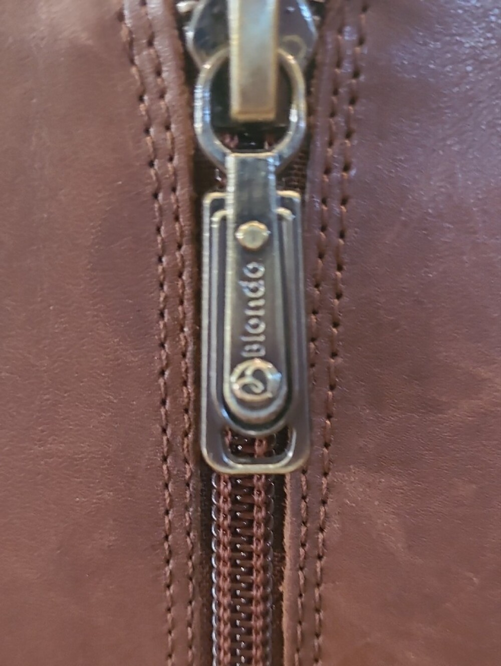 Blondo Volly Brown Leather Tall Riding Boots - Picture 9 of 12